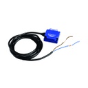 XS8C1A1MBL2 Sensor de proximidad inductivo XS8, plástico, PBT, 40x40x15, Sn 25mm, 24→240V AC/DC, cable 2 metros, OsiSense XS