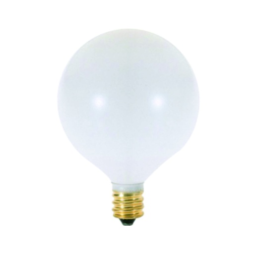 [ILU.06.592] SYLVANIA Bombillo tipo globo 40W, 120V, rosca E12, opaco