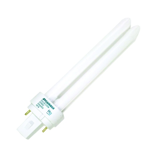[ILU.06.776] SYLVANIA Bombillo CF26DD 4 pines, 26W, 2700K, luz cálida