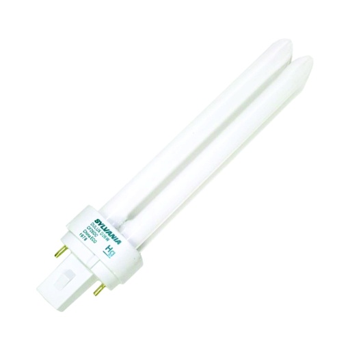 [ILU.06.774] [230150852] SYLVANIA Bombillo CF26DD 2 pines, 26W, 2700K, luz cálida