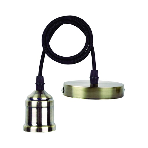 [ILU.01.777] LEDVANCE Luminaria Pendulum rosca E27 color bronce