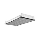 LITHONIA Luminaria LED 2PM3N empotrar 2'X4' acrílico parabólico para 3 tubos