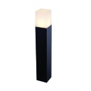 LEDVANCE Luminaria Bollard cuadrado 80 cms para bombillo GU10, IP54, housing negro