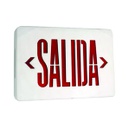 SYLVANIA Rótulo de salida LED E-50G UL, letras color rojo "SALIDA", 120/277V