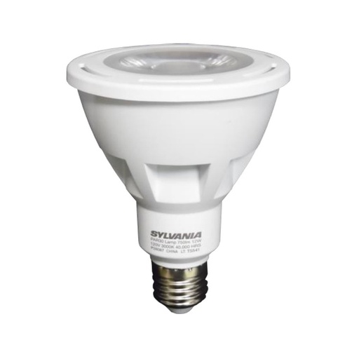 [ILU.01.1048] SYLVANIA Bombillo LED tipo reflector PAR30, 12W, 800Lms, 120V, 6500K, luz blanca