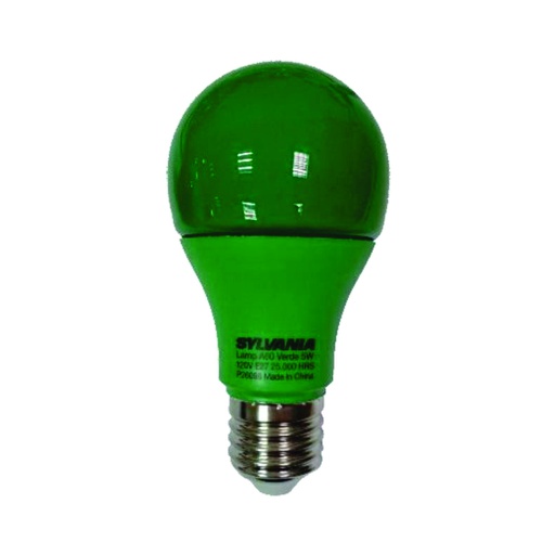 [ILU.06.678] SYLVANIA Bombillo LED verde 5W, 120V