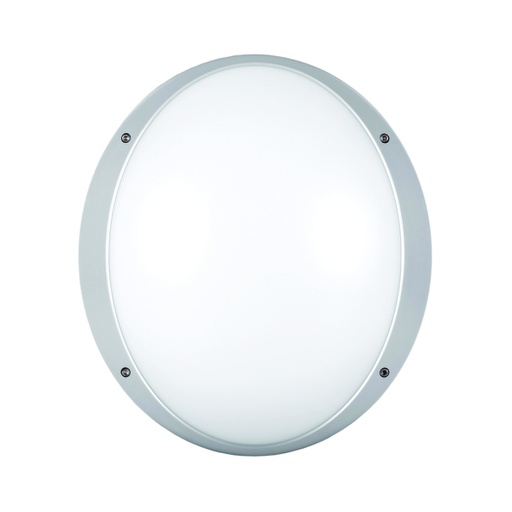 [ILU.01.1361] [P36127-36R-DEPURAD] SYLVANIA Luminaria Brio de pared ovalada para bombillo rosca E27, IP66,housing blanco