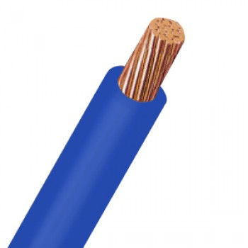 [CAB.01.125] [027063AZ-C] Cable THHN 6 Awg azul caja 100 metros