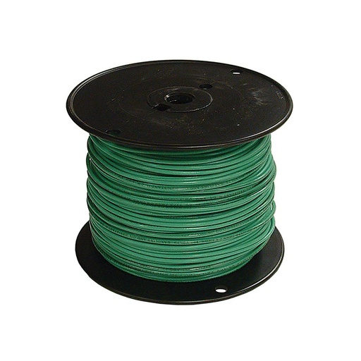 [CAB.01.118] [027070V-B] Cable THHN 4 Awg verde bobina 152.4 metros