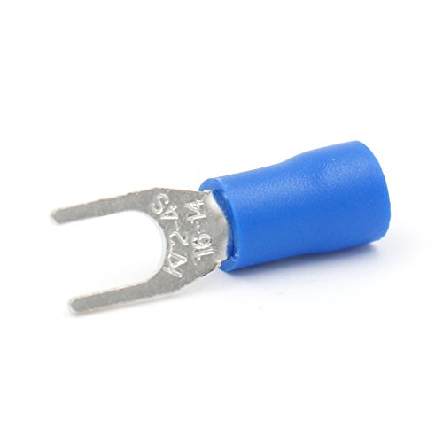 [CAB.09.050] [SV2-4] Terminal en U aislado SV2-4 azul para cable 16-14 AWG