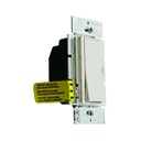 HUBBELL RDVCL153PLA Dimmer e interruptor decorativo para CFL y LED, 3 vías, 1 gang, vertical, light almond