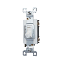 Interruptor sencillo 20A, 120-277V, blanco, UL