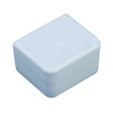 DEXSON Tapa final blanco de 10mm x 10mm