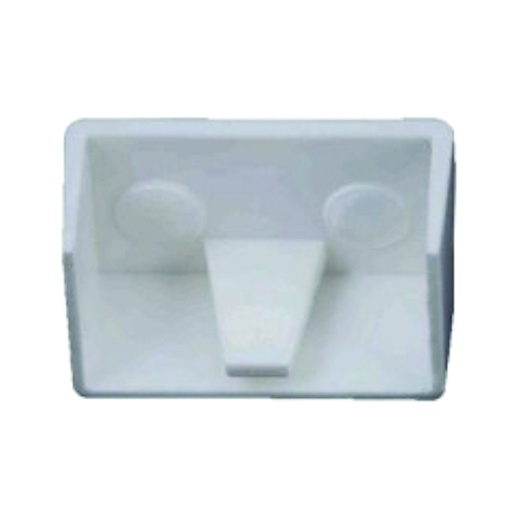 [COM.01.049] [DXN11035] DEXSON Tapa final blanco de 13mm x 7mm