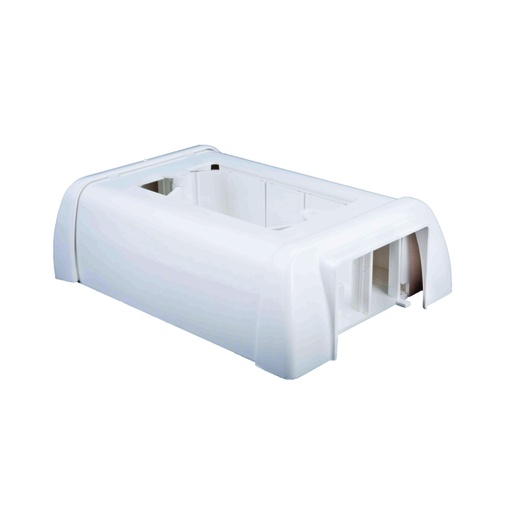 [COM.01.075] DEXSON Caja NOVA horizontal-vertical blanca de 60mm x 40mm