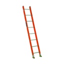 LOUISVILLE FE3112 Escalera de fibra de vidrio 1 sección 8' 300lbs