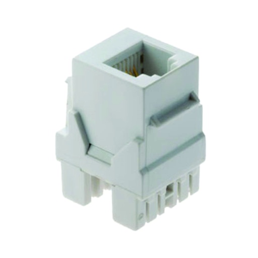 [WIR.04.227] [ACRJ25W1] LEGRAND Adorne Jack RJ25 para teléfono blanco