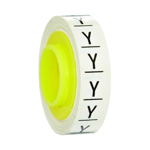 [CIN.01.005] Marcador para cable "Y" blanco de poliéster de 0.22" ancho x 96.00"largo