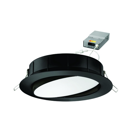 [ILU.06.262] [WF6ADJ-345KMW] LITHONIA Spot LED 6" redondo WF6, 120V, 3000/4000/5000K switchable, housing blanco, cardán ajustable