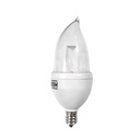 OSRAM Bombillo LED tipo vela, 4W, 120V, 2700K, luz cálida, dimeable, rosca E12