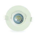 Spot LED redondo 6W, 450Lms, 100-240V, 5000K, 15,000hrs, GU10, CE