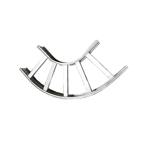 [CAN.11.063] [12-90HB12] Curva 90 ̊ horizontal para bandeja tipo escalerilla de 12" radio x 12"ancho x 6" alto