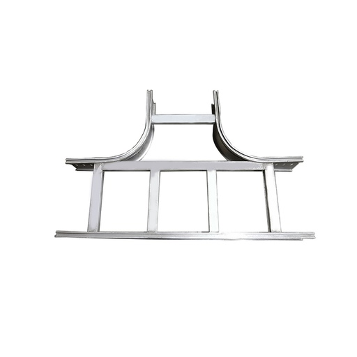 [CAN.11.073] T de aluminio para bandeja tipo escalerilla de 12" radio x 12" ancho x4" profundidad