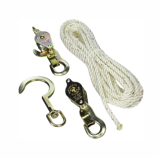 [HER.04.188] [1802-30] KLEIN Aparejo de poleas con gancho de anclaje categoría No.258