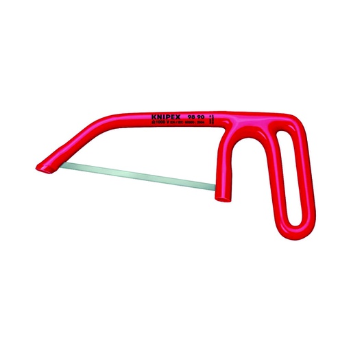 [HER.04.200] [98_90] KNIPEX Arco aislado hasta 1000V con segueta de 150mm con 25 dientes porpulgada intercambiable