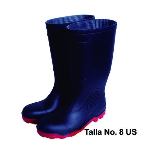 [HER.04.735] [137553] SURTEK Botas de seguridad industriales de PVC talla 8 US