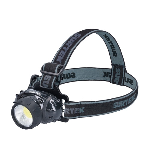 [HER.04.742] [135905] SURTEK Linterna para cabeza de 1 LED COB 100Lms