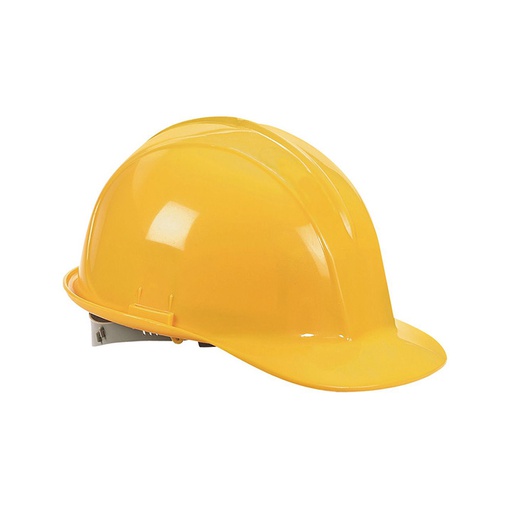 [HER.05.025] Casco protector amarillo de seguridad industrial
