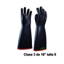 NOVAX Guantes de protección de hule 18", clase 3, hasta 26500Vac, talla9